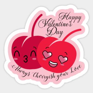 Cherries in love 🍒 Sticker